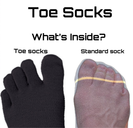 -Toe Socks|| Better Pivoting, Planting, and Agility- Prevent bunions and utilize better foot positioning.