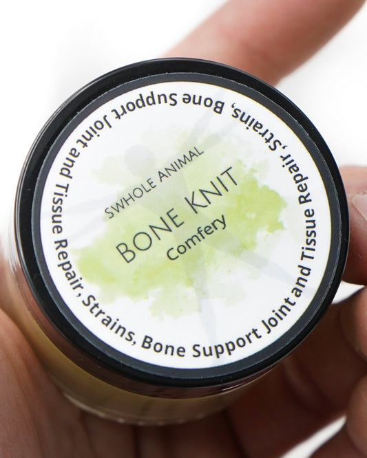 Bone Knit || Comfrey and Beef Tallow Salve