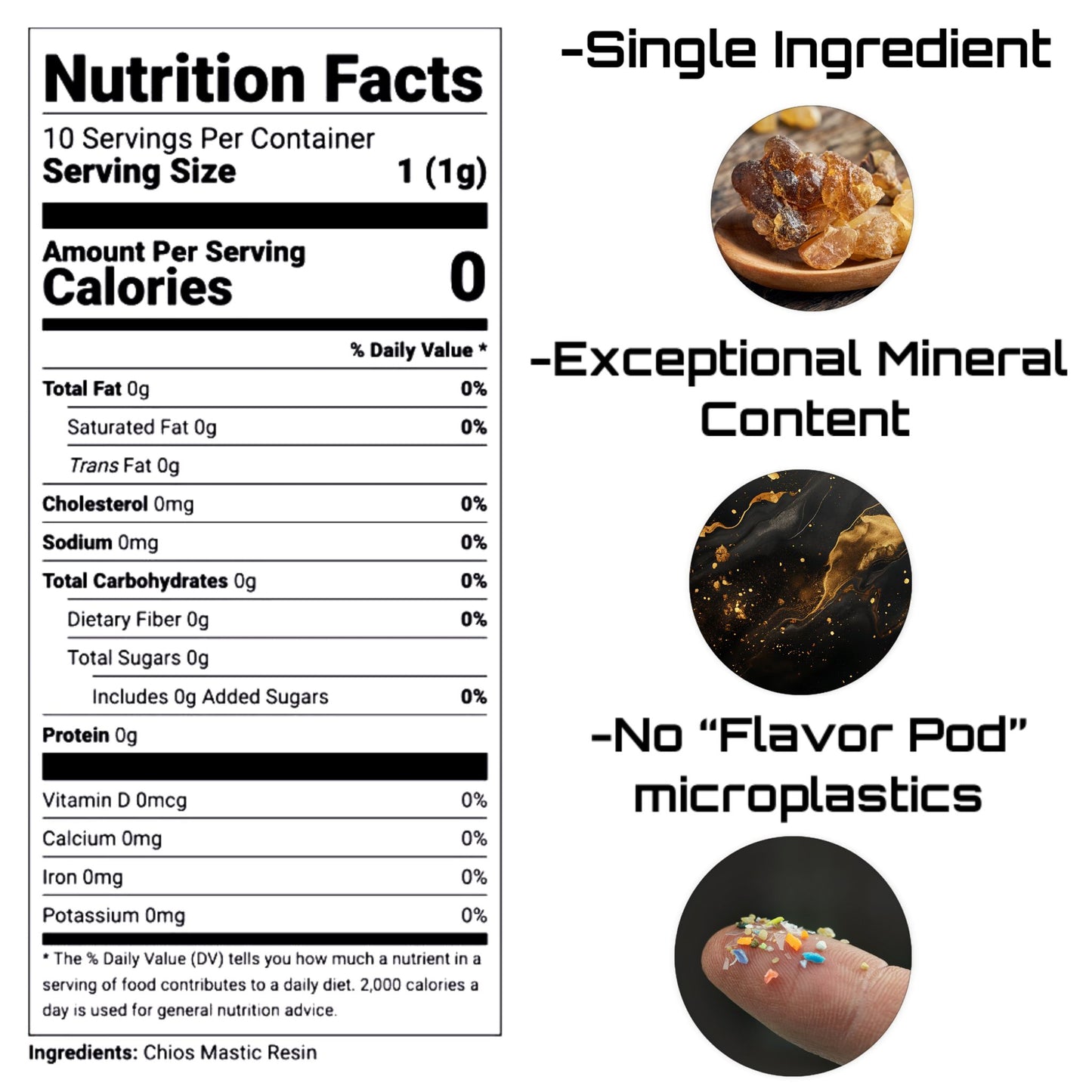 3 Pack Jaw Training Gum: Extra Stiff Premium Mastic Gum Facial Development, Focus, and Gut Health