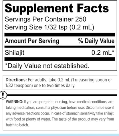 PEAK Shilajit 100 Day Supply