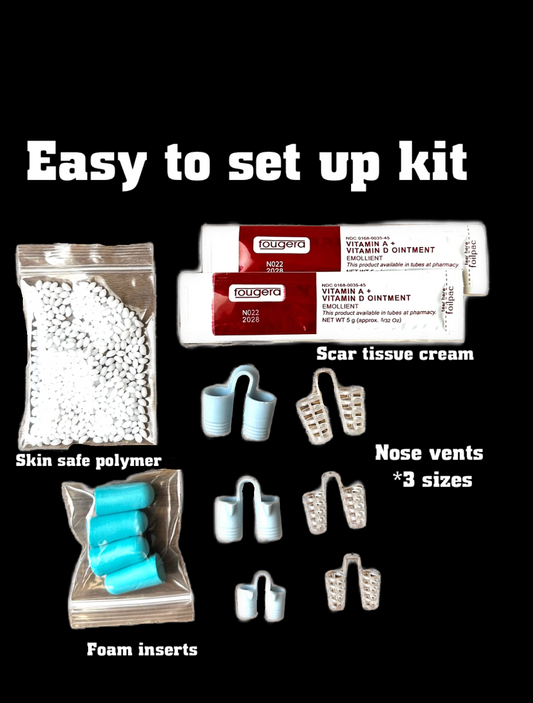 Custom nose vent kit to help you sleep and fix a deviated septum