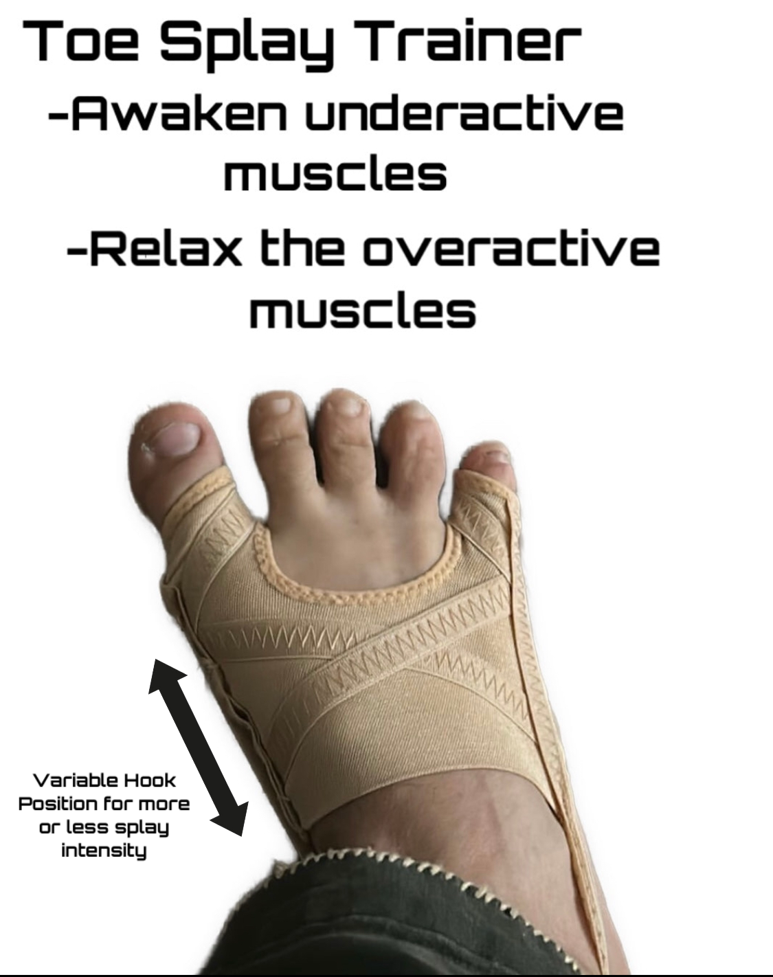-Customizable Toe Splay Trainer Kit with Training Program Included